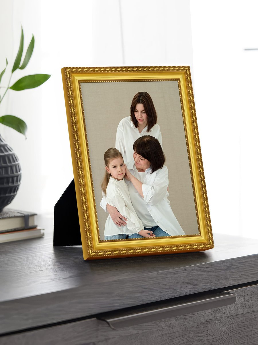 Ornate Gold Rope Frame FW 454 - View 1