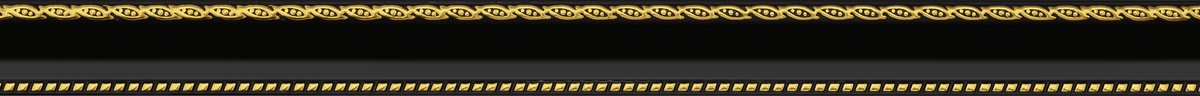 Black Twin Gold-Rope Frame FW 461 - View 4