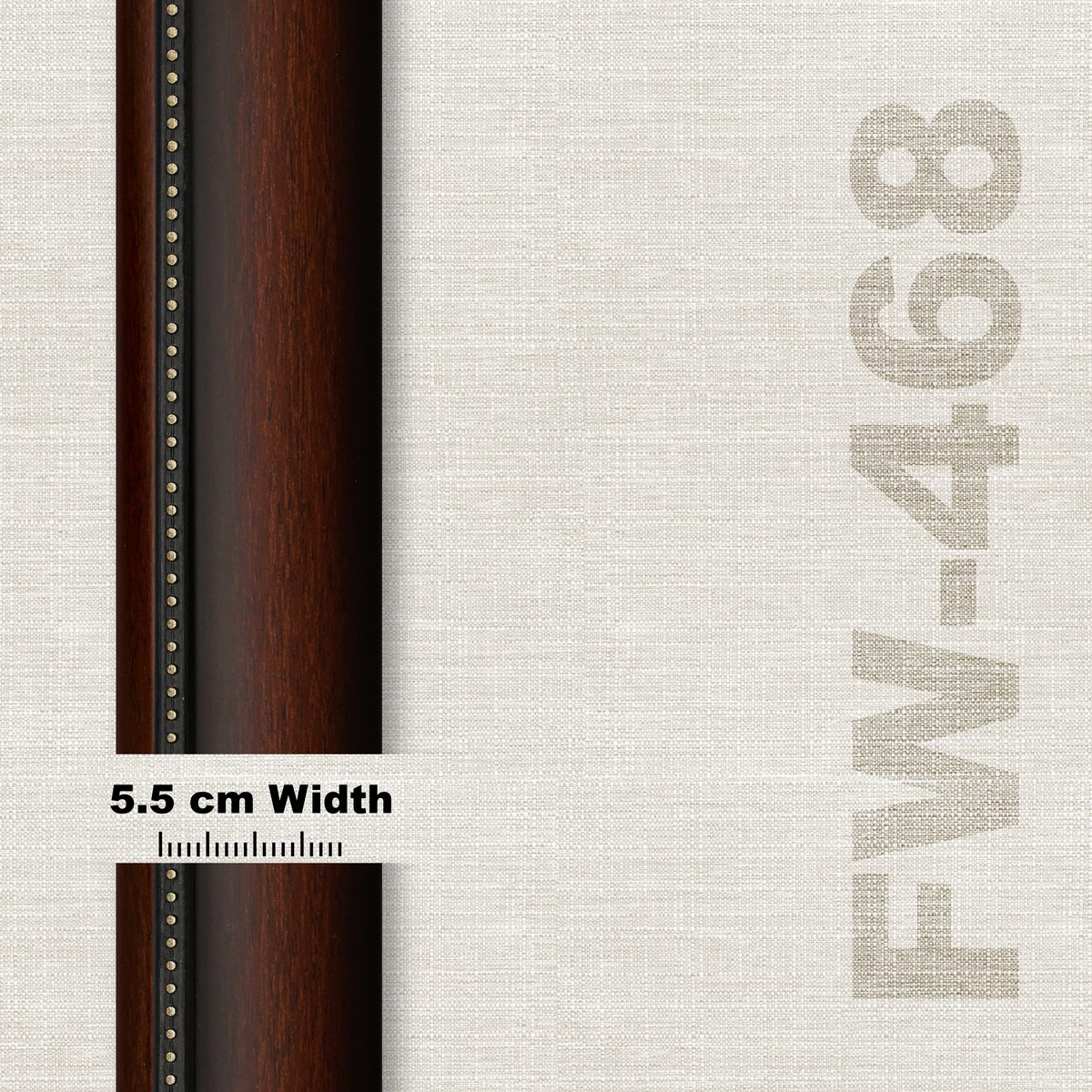 Mahogany Beaded Trim Frame FW 468 - View 2