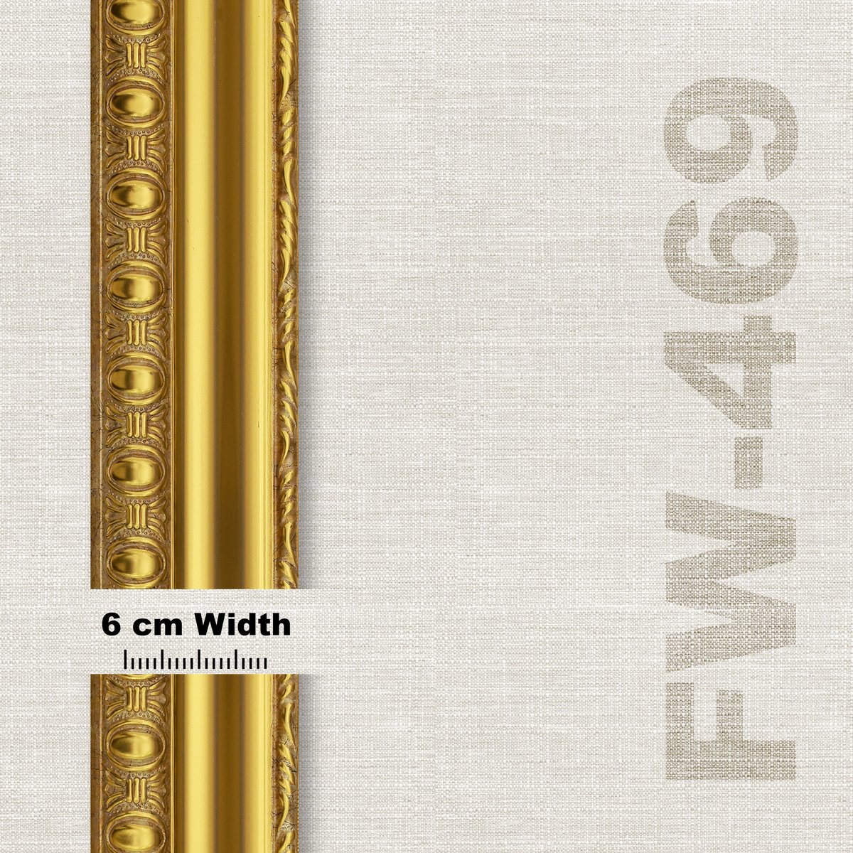 Gold Oval Medallion Frame FW 469 - View 2