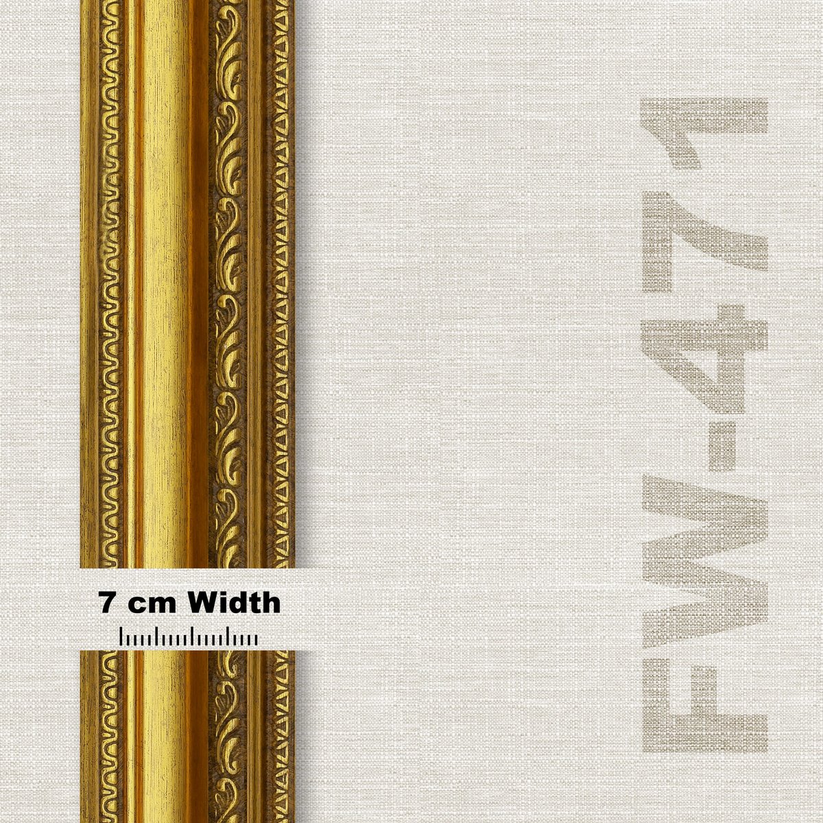 Gold Wave Scroll Frame FW 471 - View 2