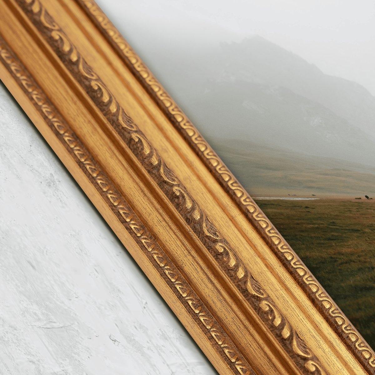 Gold Wave Scroll Frame FW 471 - View 3