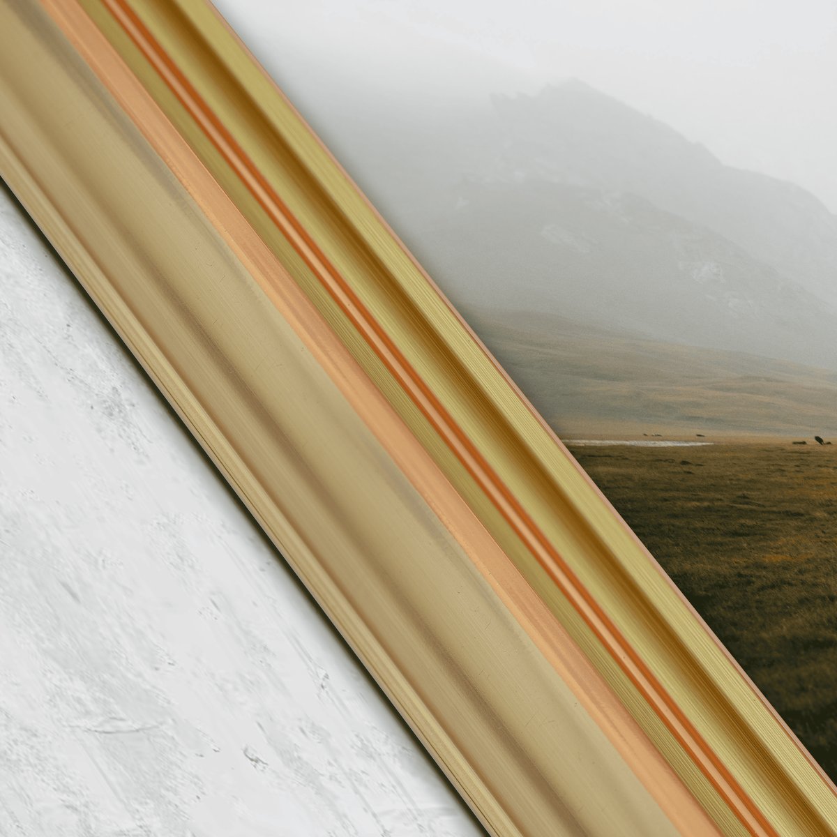 Champagne Layered Slope Frame FW 475 - View 3