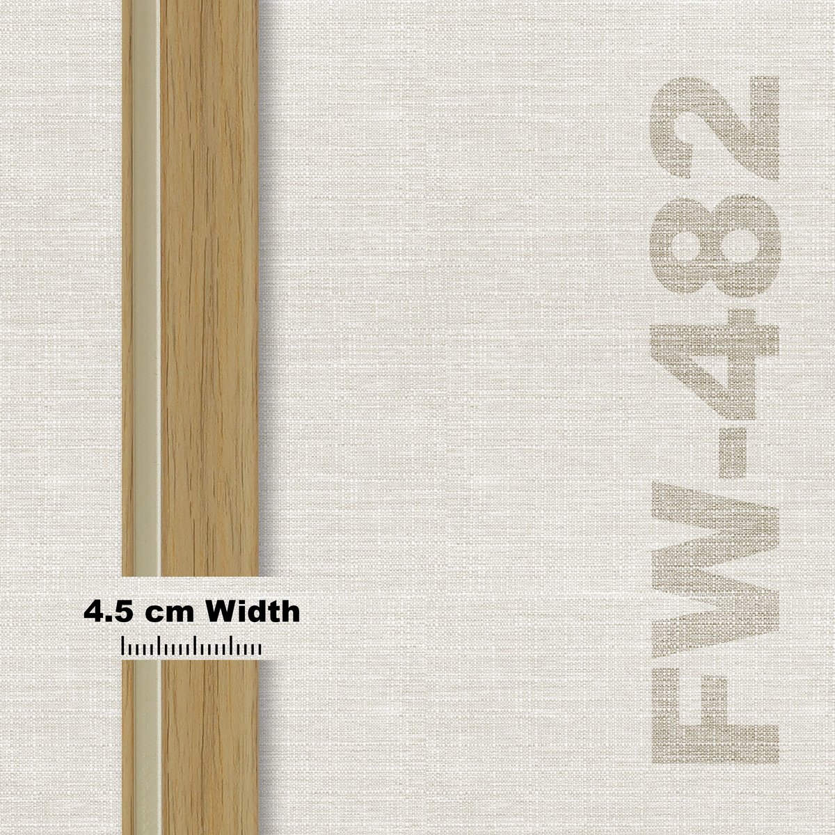 Natural Oak Cream Line Frame FW 482 - View 2