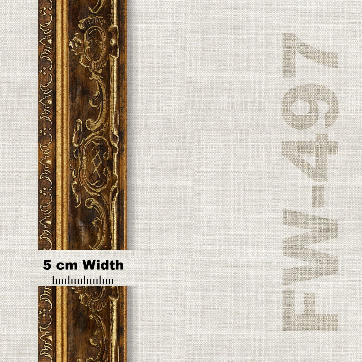 Antique Bronze Baroque Frame FW 497 - View 2