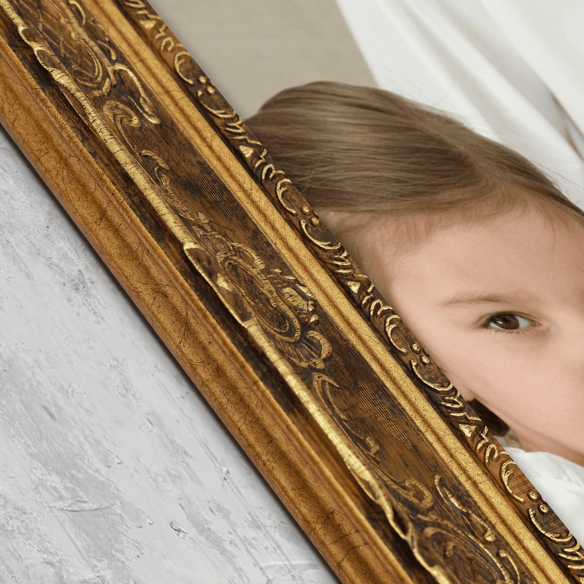 Antique Bronze Baroque Frame FW 497 - View 3