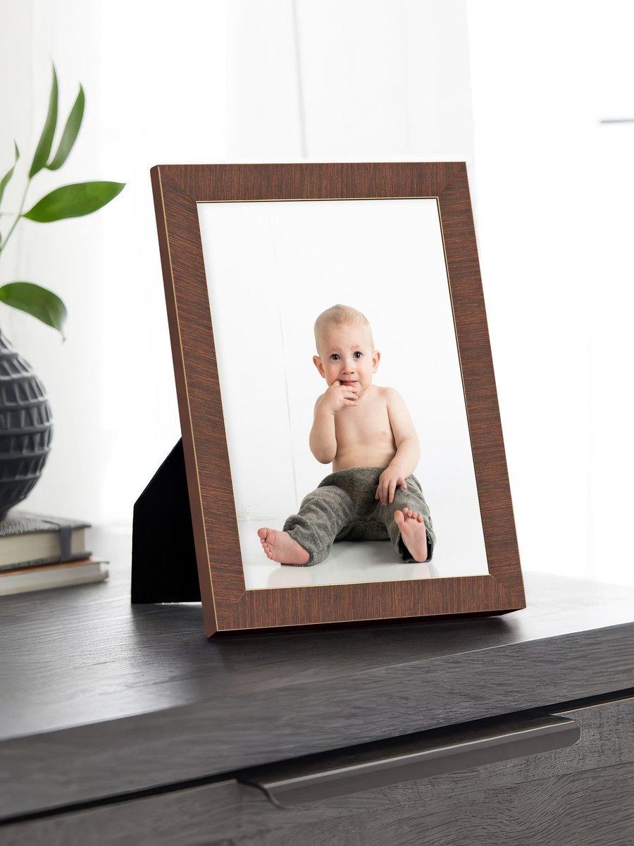 Copper Wood Gold-Line Frame 499 - View 1