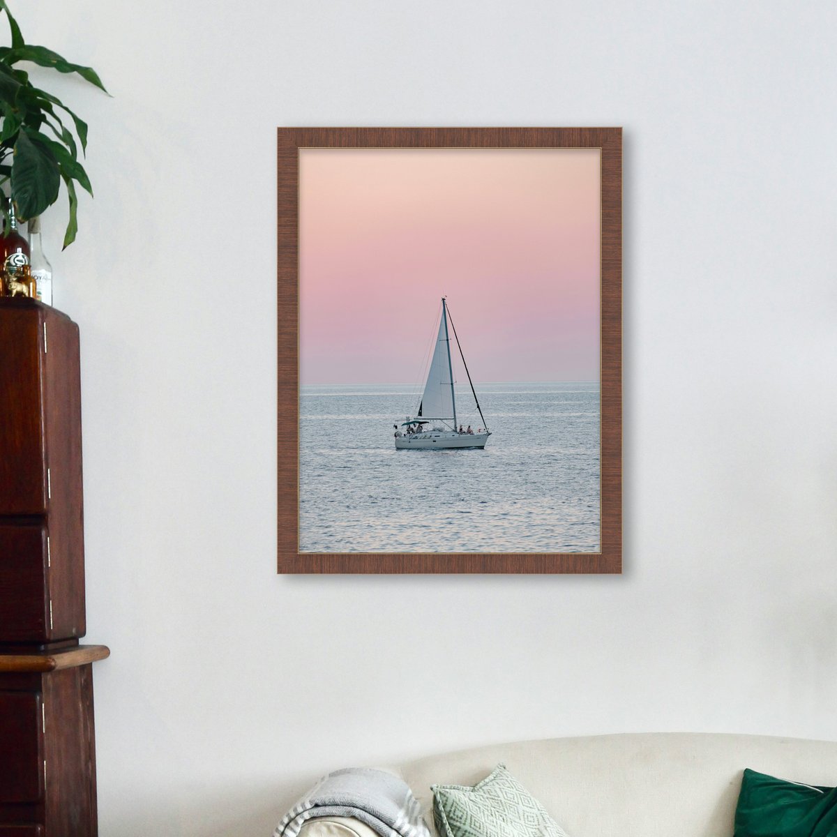 Copper Wood Gold-Line Frame 499 - View 3