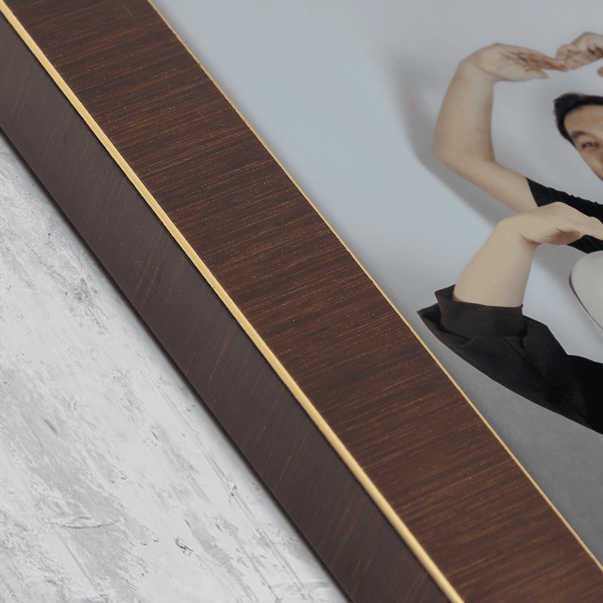 Copper Wood Gold-Line Frame 499 - View 4