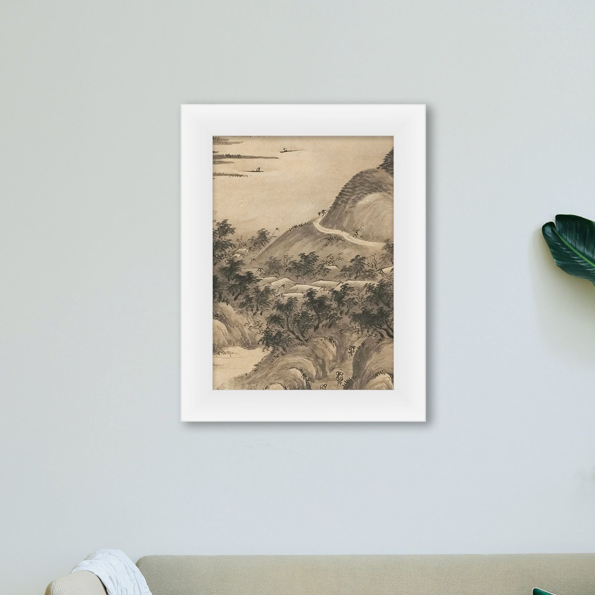 Simple White Mat Frame FW 500 - View 1