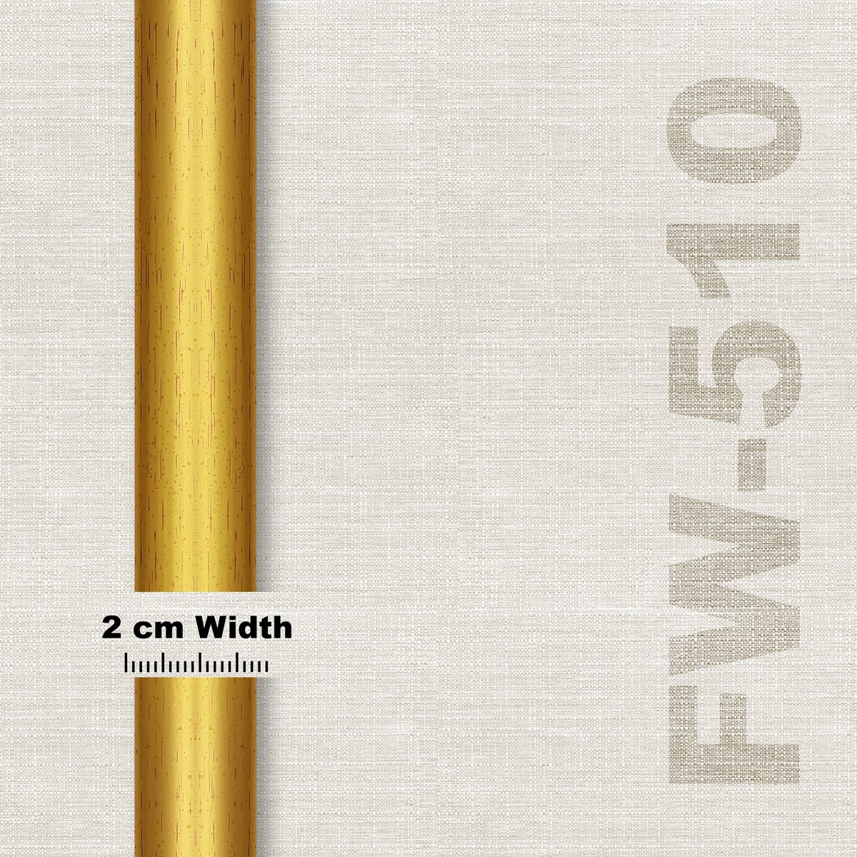 Bright Gold Simple Frame FW 510 - View 2