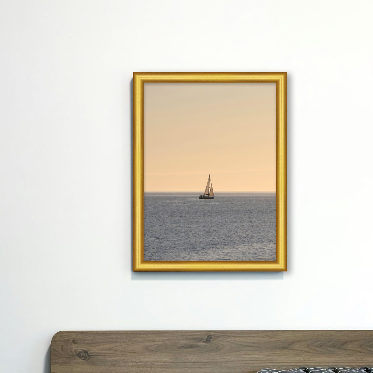 Bright Gold Simple Frame FW 510 - View 3