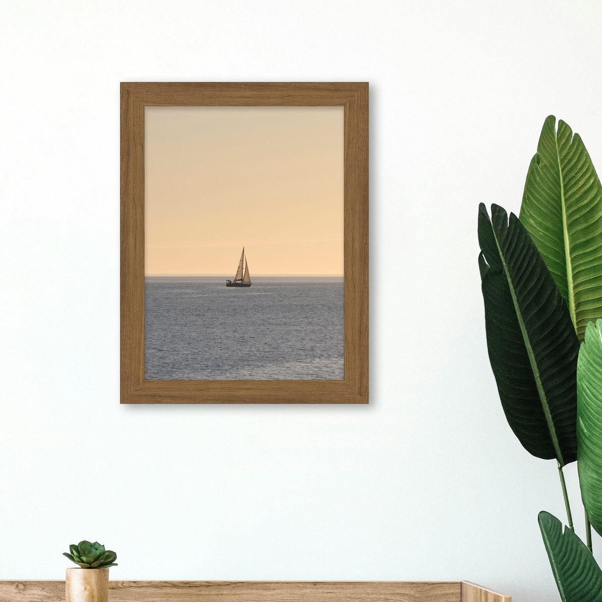 Simple Teak Wood Frame FW 513 - View 3