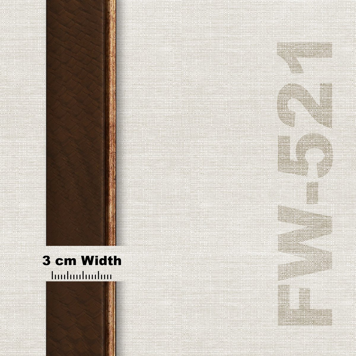 Whitewash Black-Edge Frame FW 521 - View 2