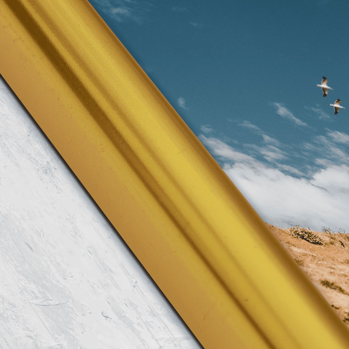 Bright Gold White Mat Frame FW 524 - View 4